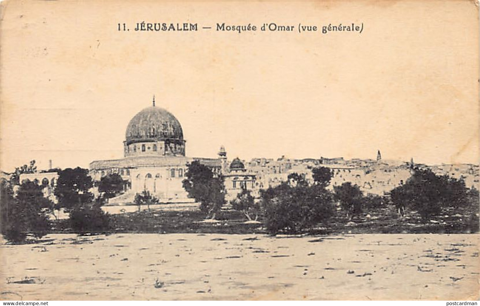 Palestine - JERUSALEM - Mosque Of Omar - Publ. L. Férid - Stamboul Bookshop In Beirut, Lebanon 11 - Palestina