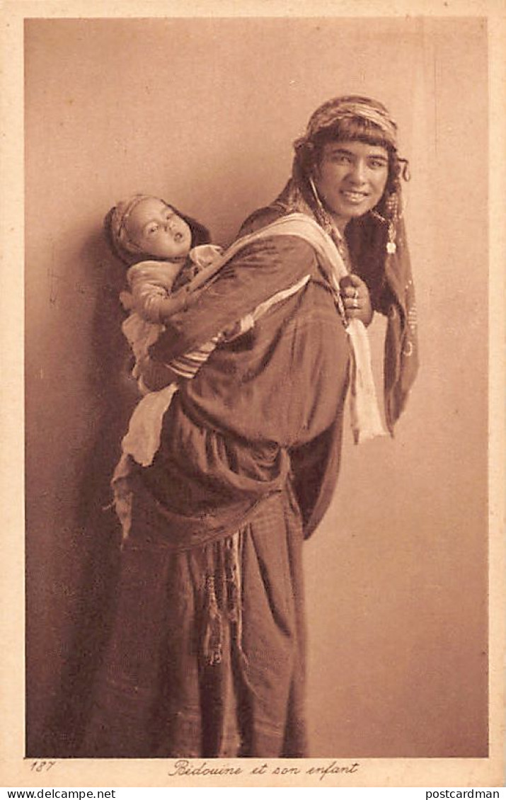Tunisie - Bédouine Et Son Enfant - Ed. Lehnert & Landrock 187 - Tunesien