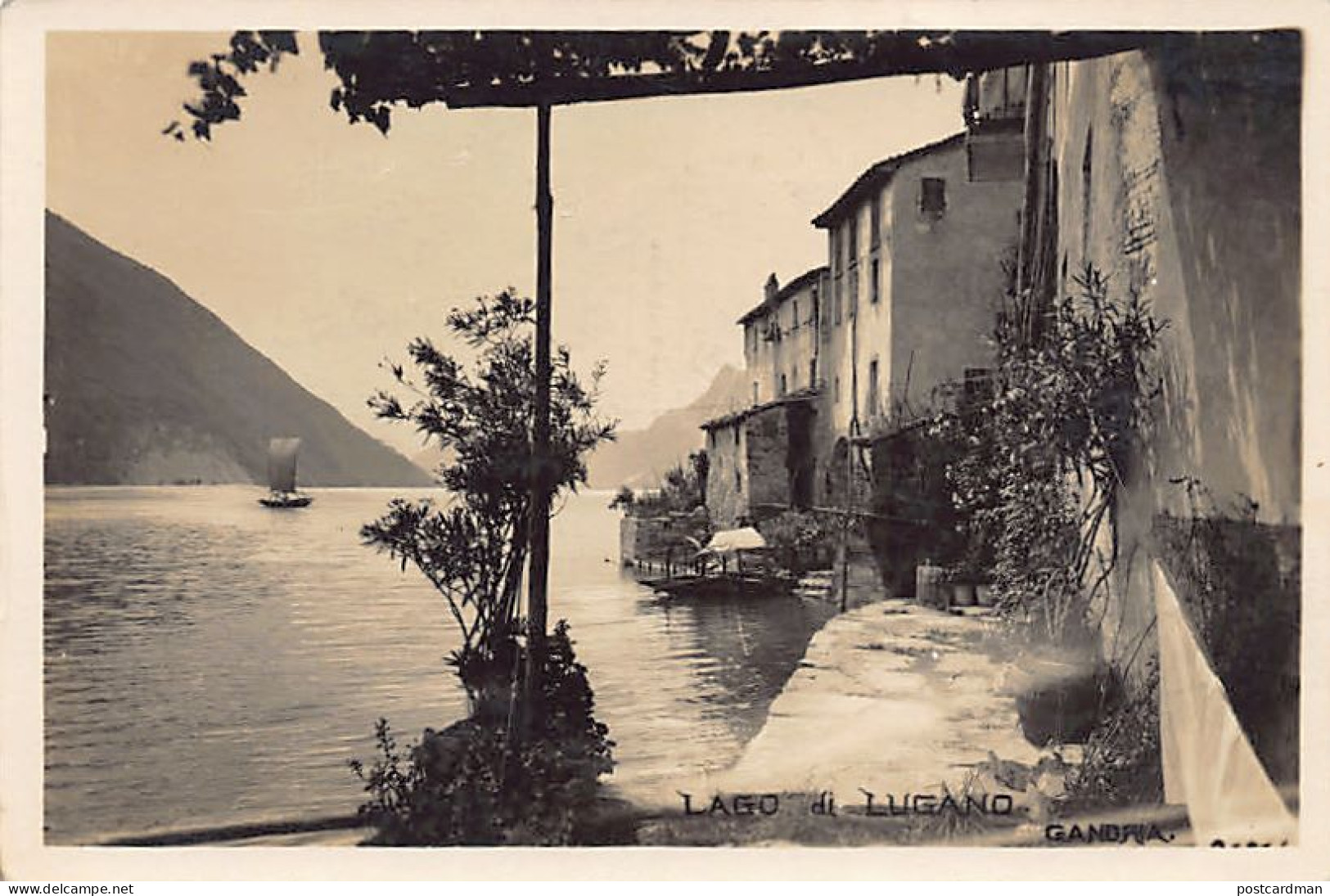 GANDRIA (TI) Lago Di Lugano - Ed. Perrochet-Matile  - Gandria 