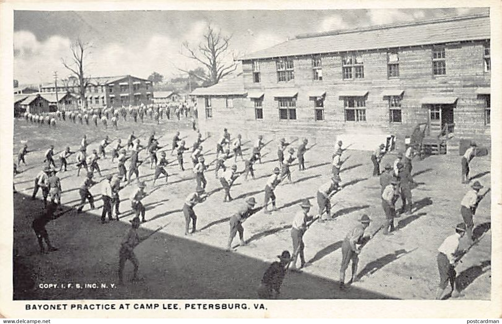 Usa - PETERSBURG (VA) Bayonet Practice At Camp Lee - Autres & Non Classés