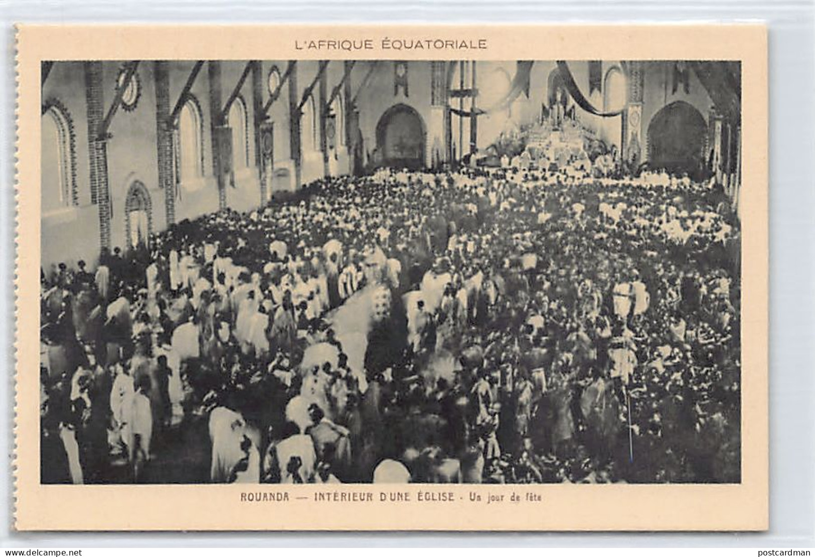 Rwanda - Interior Of A Church On A Feast Day - Publ. Soeurs Missionnaires De Notre-Dame D'Afrique  - Rwanda