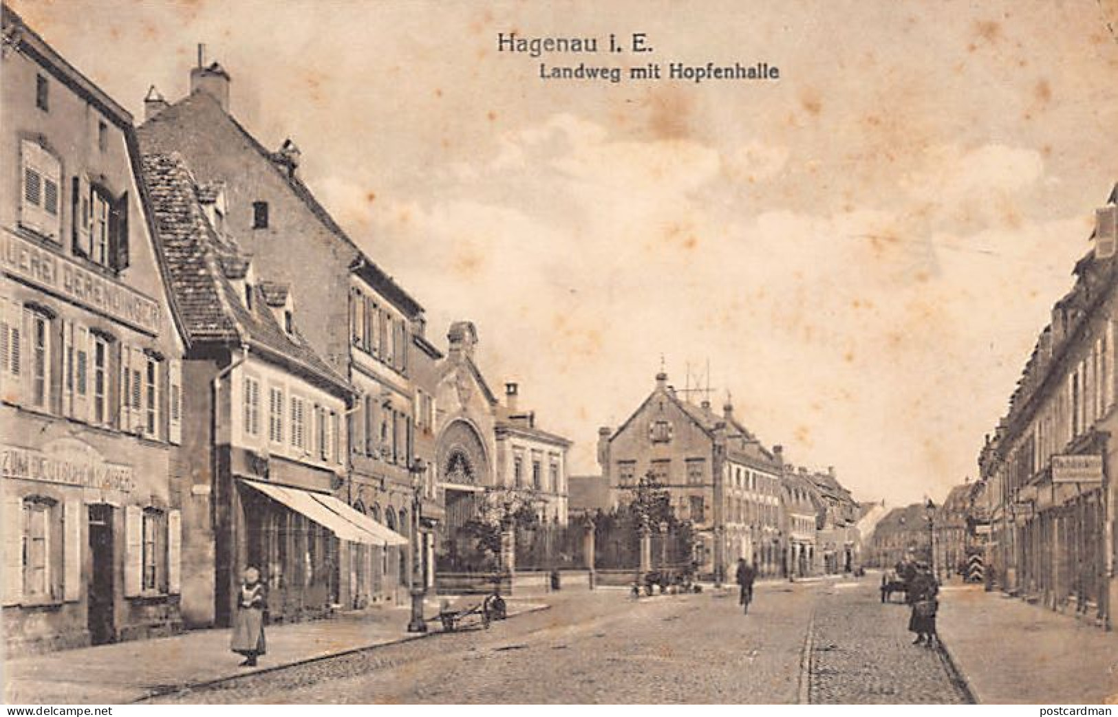 Haguenau - La Halles Aux Houblons - Hagenau Landweg Mit Hopfenhalle - Haguenau