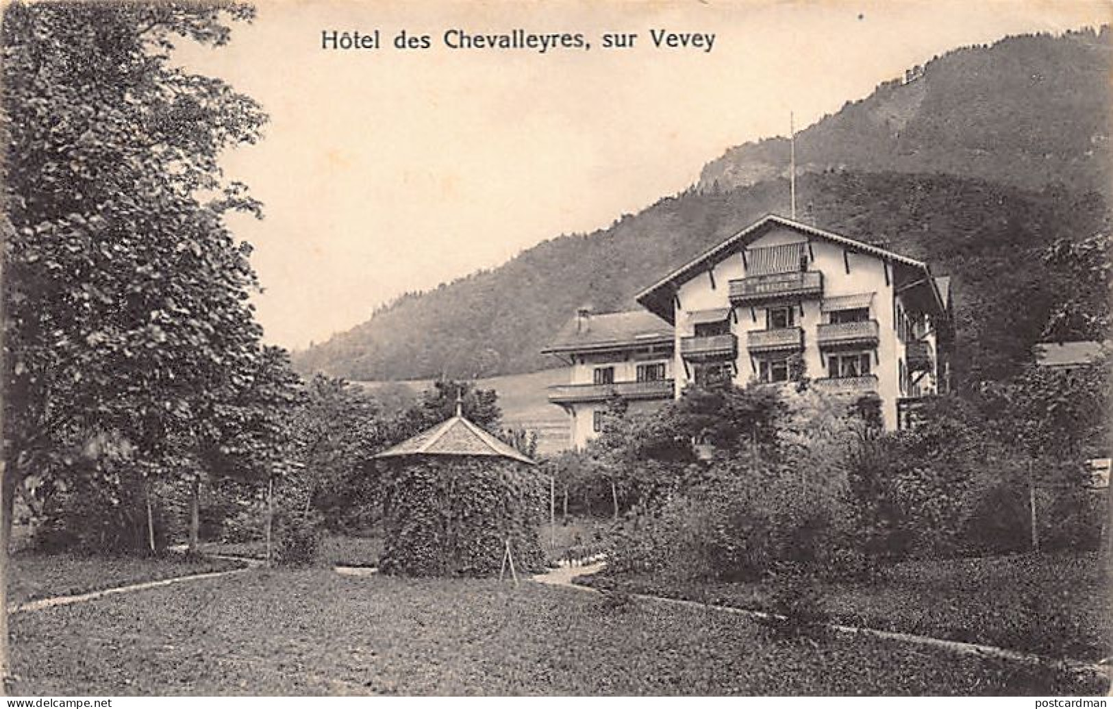 VEVEY (VD) Hôtel Des Chevalleyres - Ed. Inconnu  - Vevey