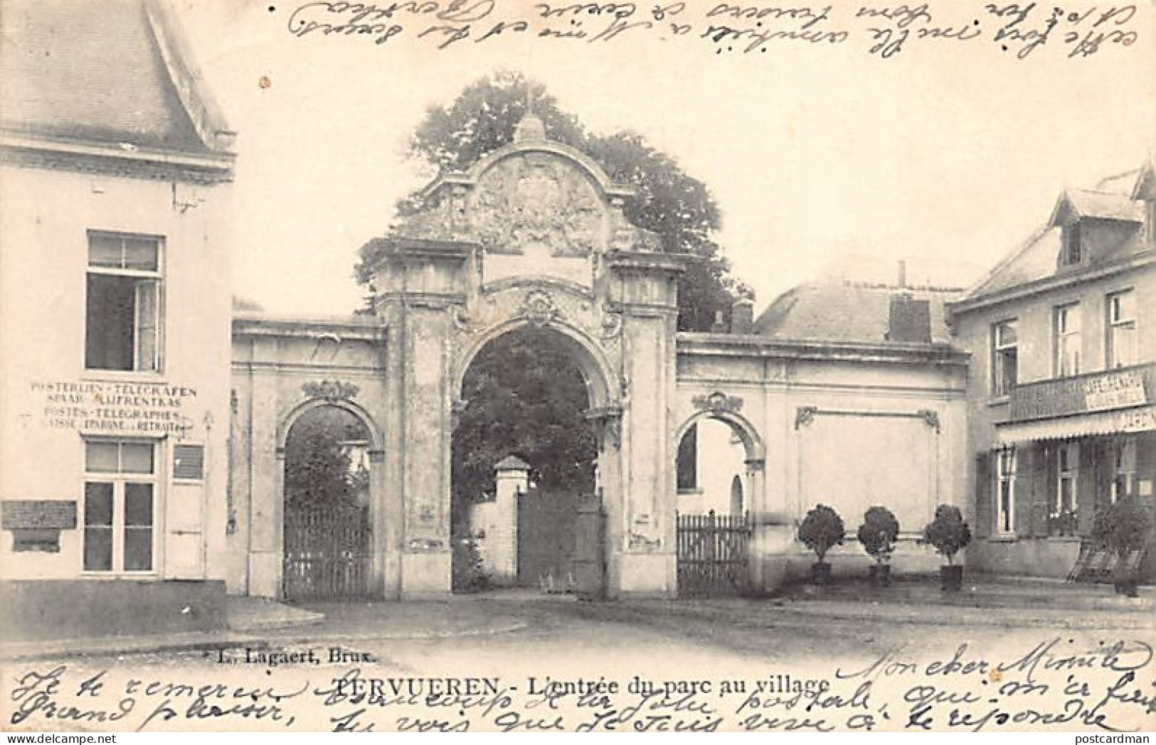 TERVUREN (Vl. Br.) L'entrée Du Parc Au Village - Tervuren