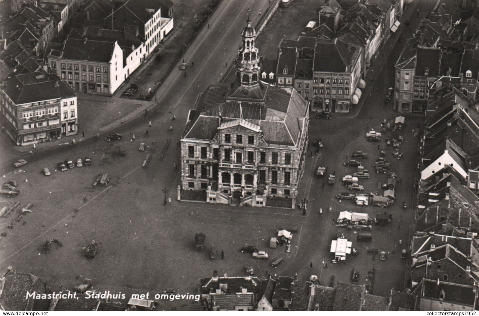 MAASTRICHT, LIMBURG, TOWN HALL, ARCHITECTURE, CARS, NETHERLANDS, POSTCARD - Maastricht