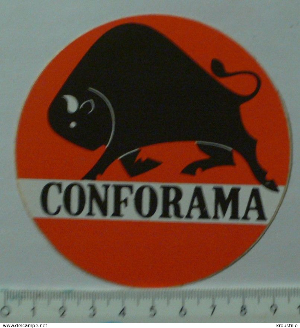 AUTOCOLLANT CONFORAMA - TAUREAU - Stickers