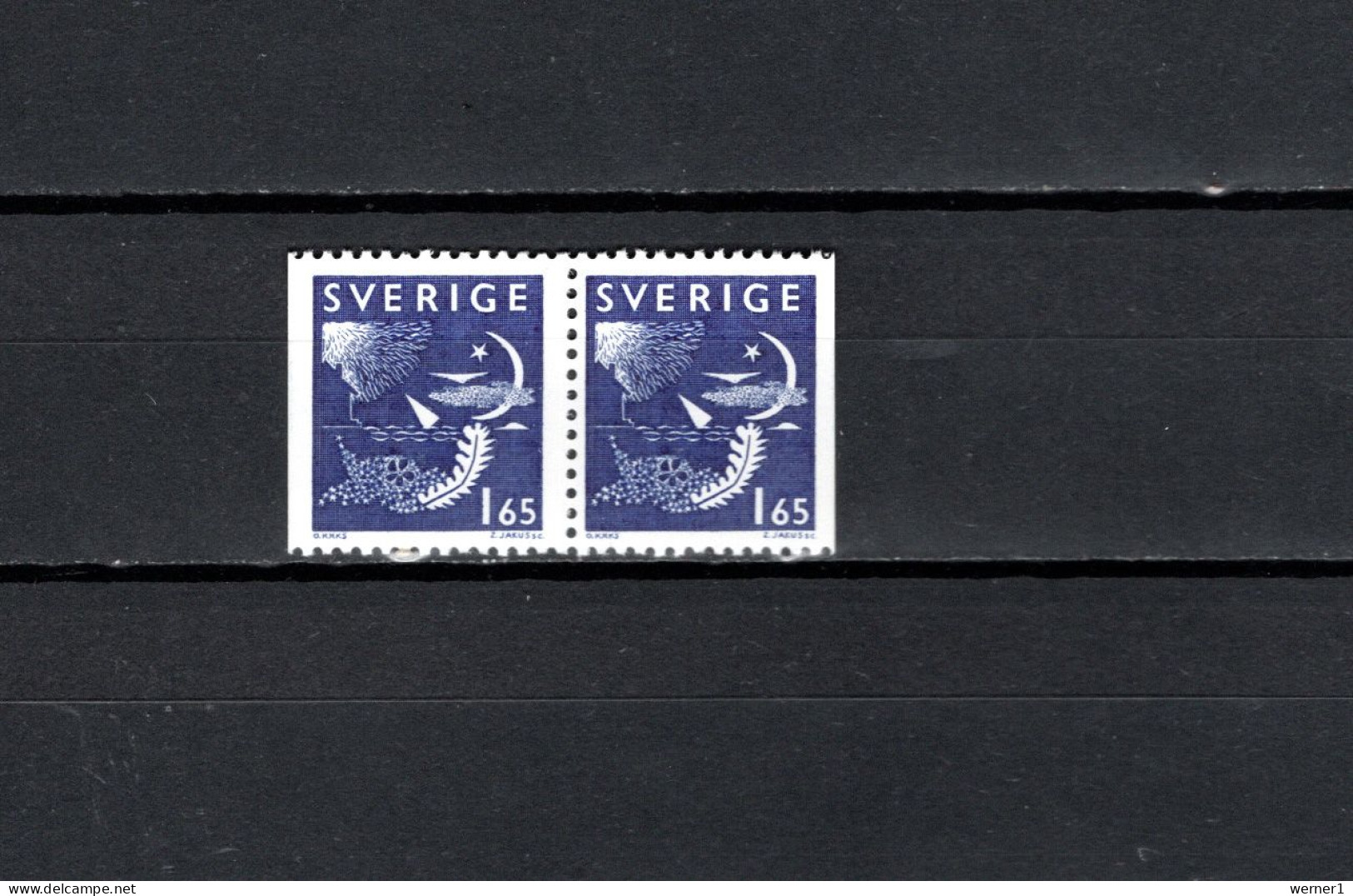 Sweden 1981 Space,  Night And Day Set Of 2 MNH - Europa