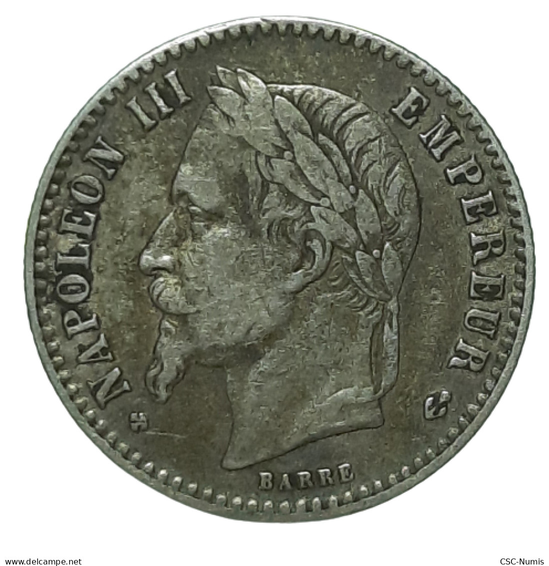 (CG#044) - Napoléon III - 50 Centimes 1864 BB, Strasbourg - 50 Centimes