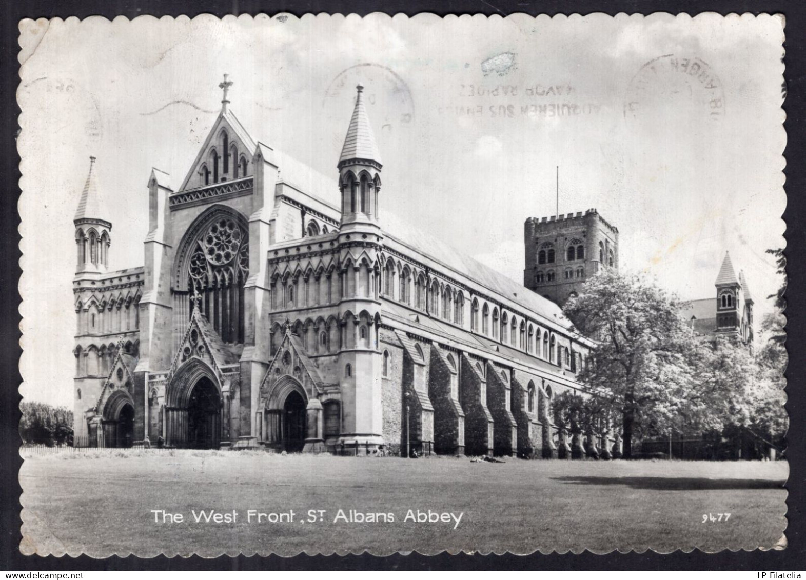 England - 1958 - St. Albans Abbey - The West Front - Hertfordshire