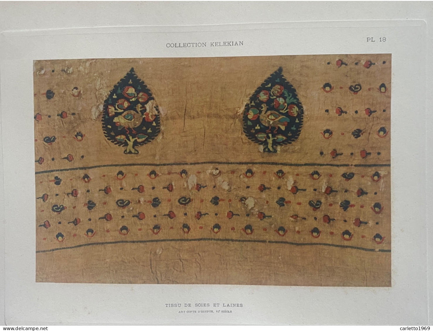 COLLECTION KELEKIAN ETOFFES ET TAPIS D’ORIENT ET DE VENISE - 1801-1900