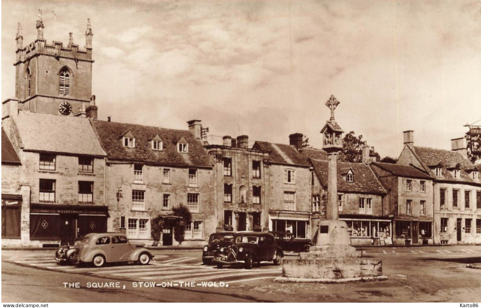 Stow On The Wold * Carte Photo * The Square * Automobile Citroën * Gloucestershire Uk - Otros & Sin Clasificación