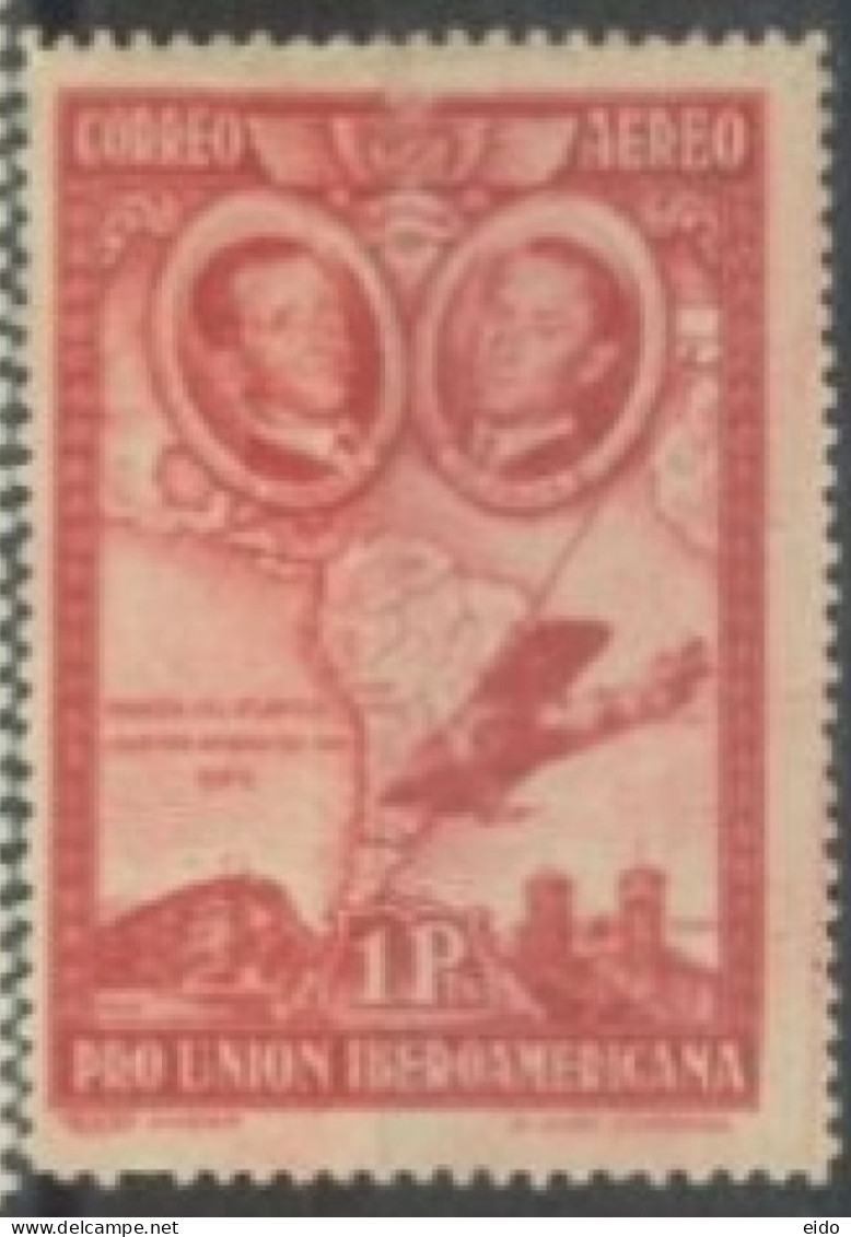 SPAIN,  1930, IGNACIO JIMENEZ & FRANCISCO IGLESIAS STAMP, # C55, MM (*). - Nuevos