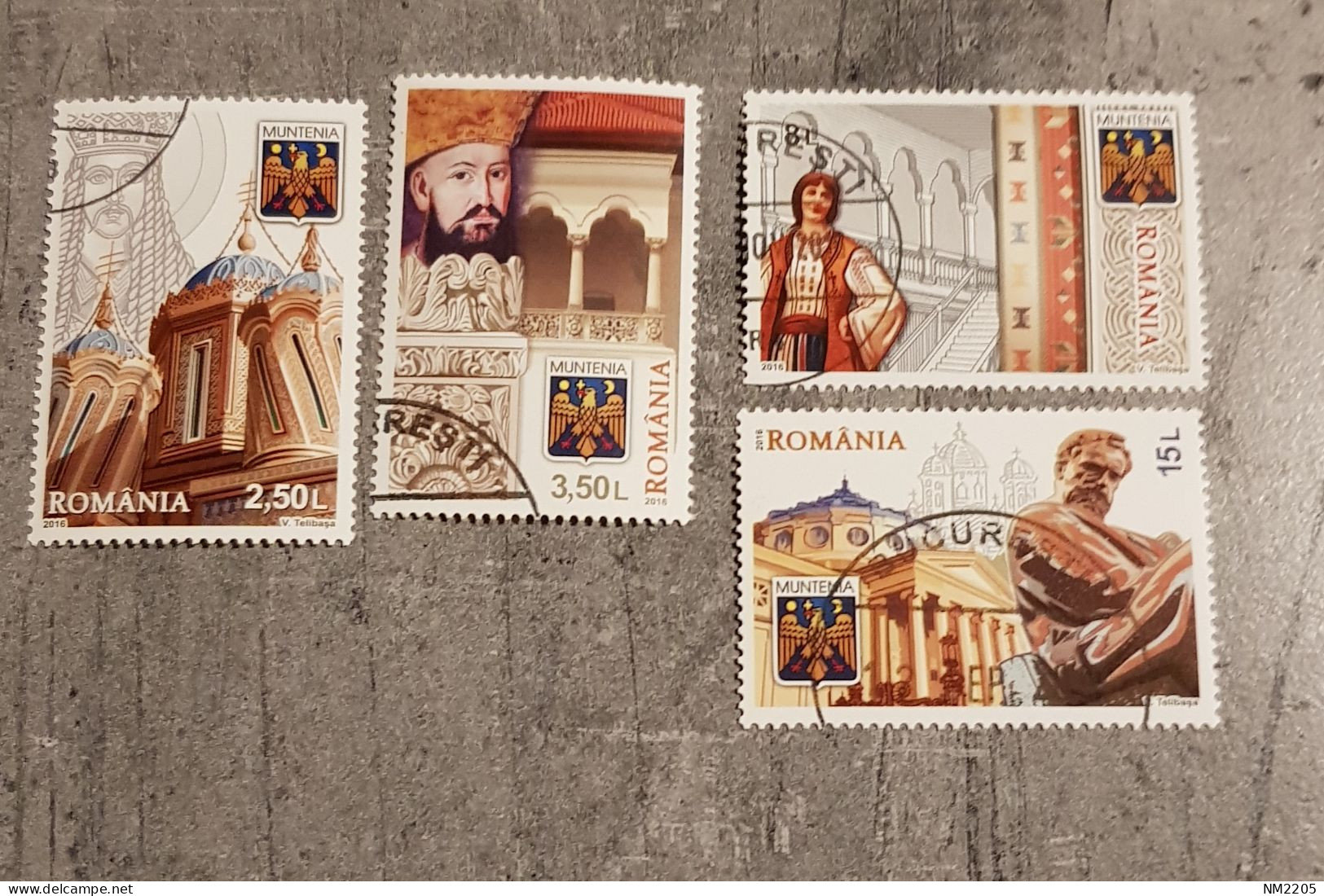 ROMANIA DISCOVER MUNTENIA-ROMANIA SET USED - Gebruikt