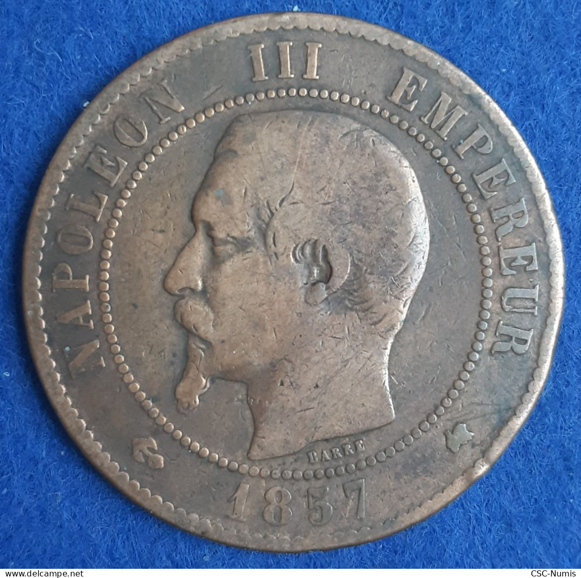 (CG#146) - Napoléon III - 10 Centimes 1857 K, Bordeaux - 10 Centimes