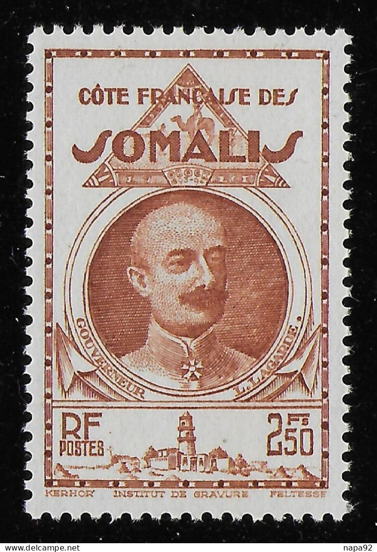 COTE FRANCAISE DES SOMALIS 1938 YT 187** - SANS CHARNIERE NI TRACE - Unused Stamps