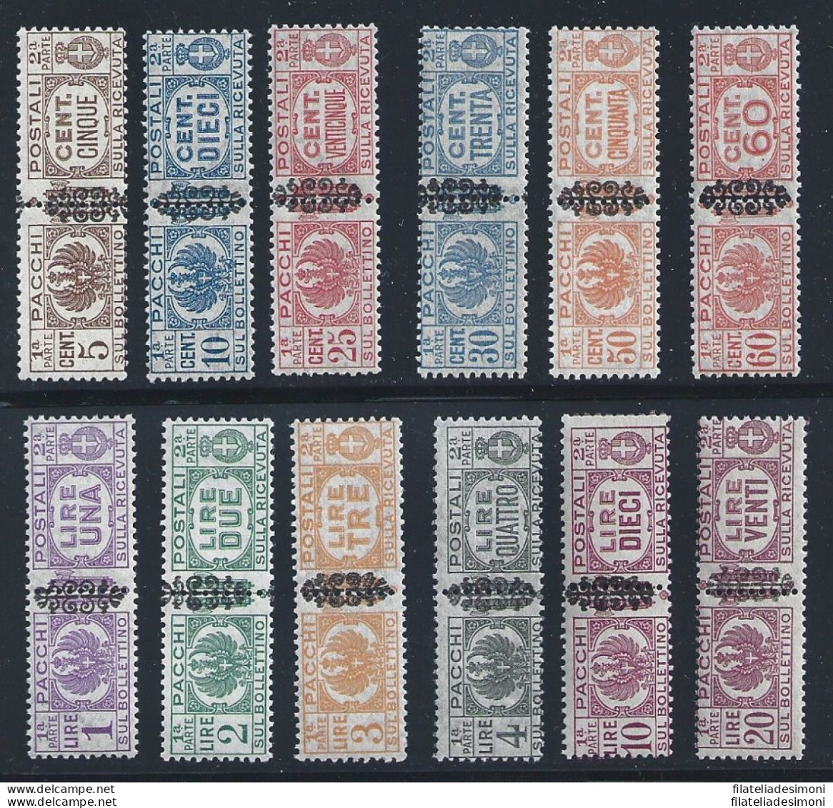 1945 LUOGOTENENZA - PP N° 48/59  12 Valori  MNH/** - Andere & Zonder Classificatie