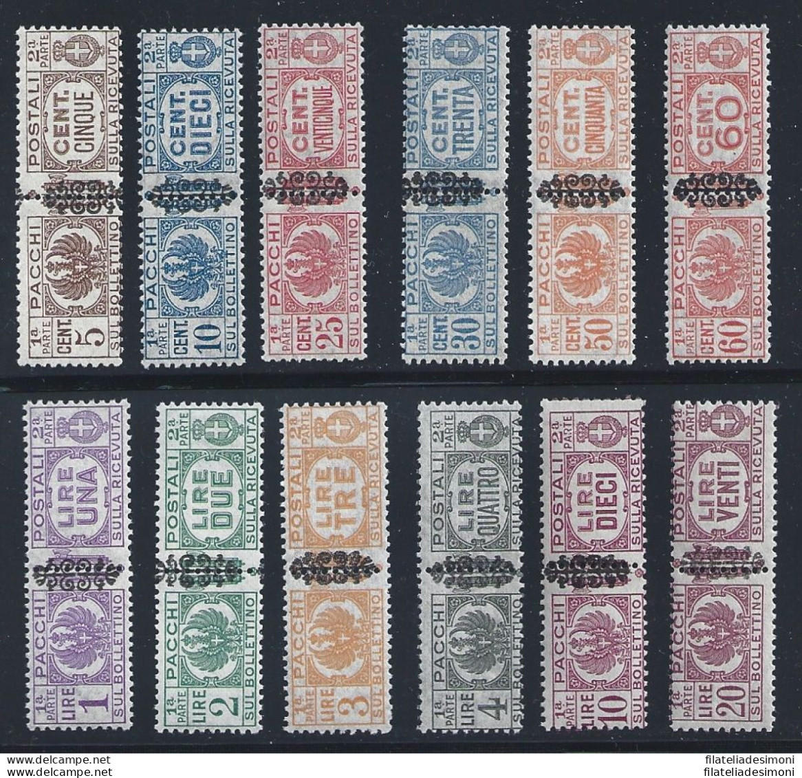 1945 LUOGOTENENZA - PP N° 48/59  12 Valori  MNH/** - Other & Unclassified