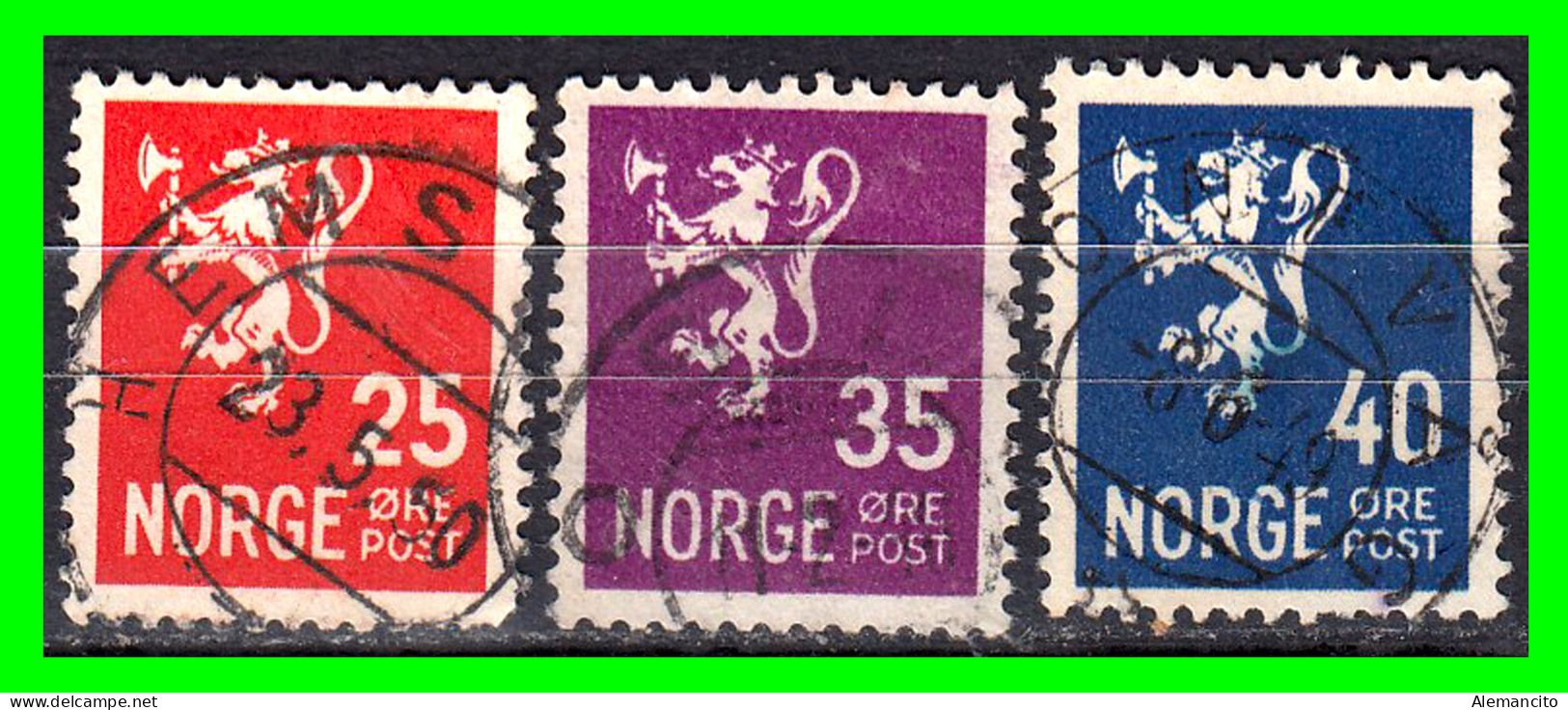 NORUEGA - NORWEY ( EUROPA ) SELLOS DE DIFERENTES AÑOS Y VALORES - Used Stamps