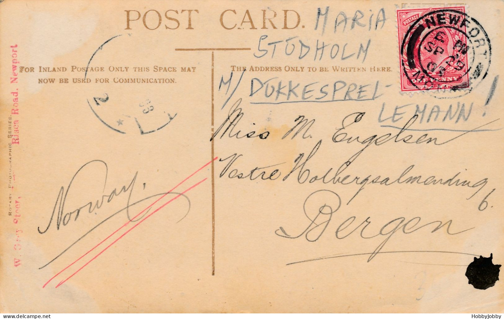 Prankstar / Lemann  -  Marie Studholme Actress In Comedy - Rotary Photo-postcard  - 1903 - Other & Unclassified