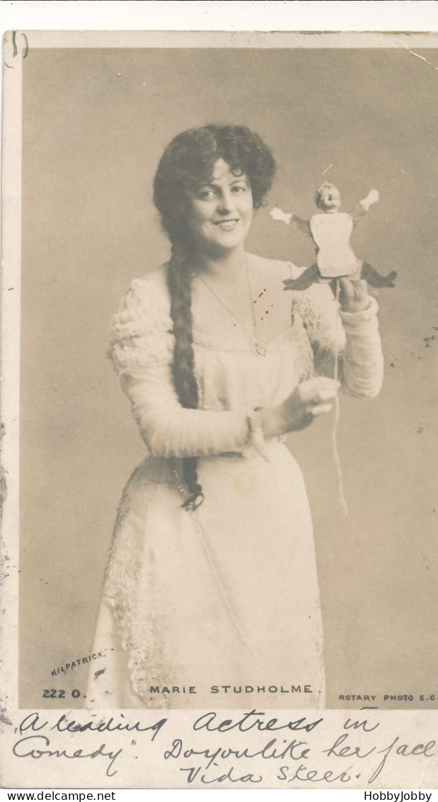 Prankstar / Lemann  -  Marie Studholme Actress In Comedy - Rotary Photo-postcard  - 1903 - Autres & Non Classés