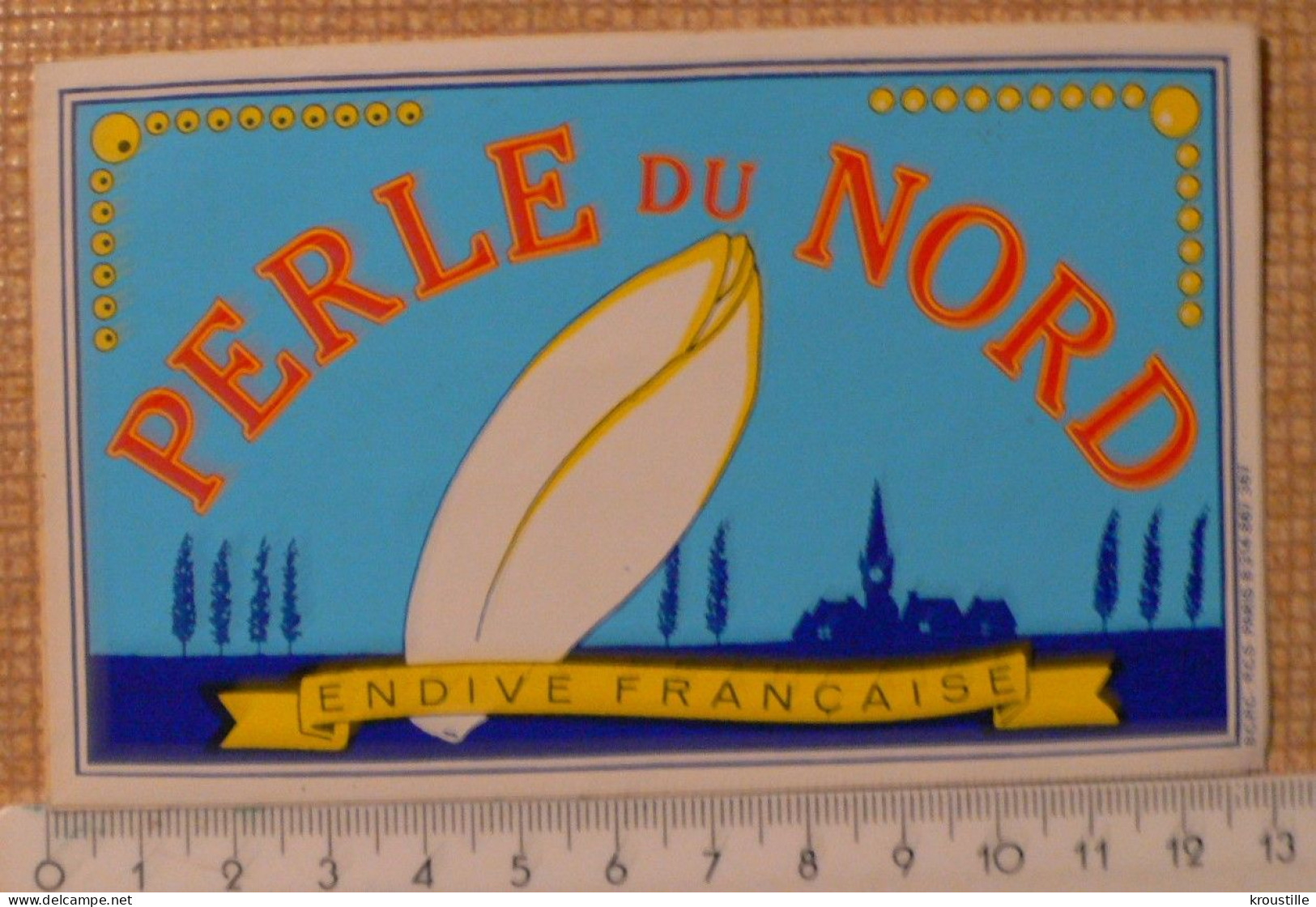 AUTOCOLLANT PERLE DU NORD - ENDIVE - Autocollants