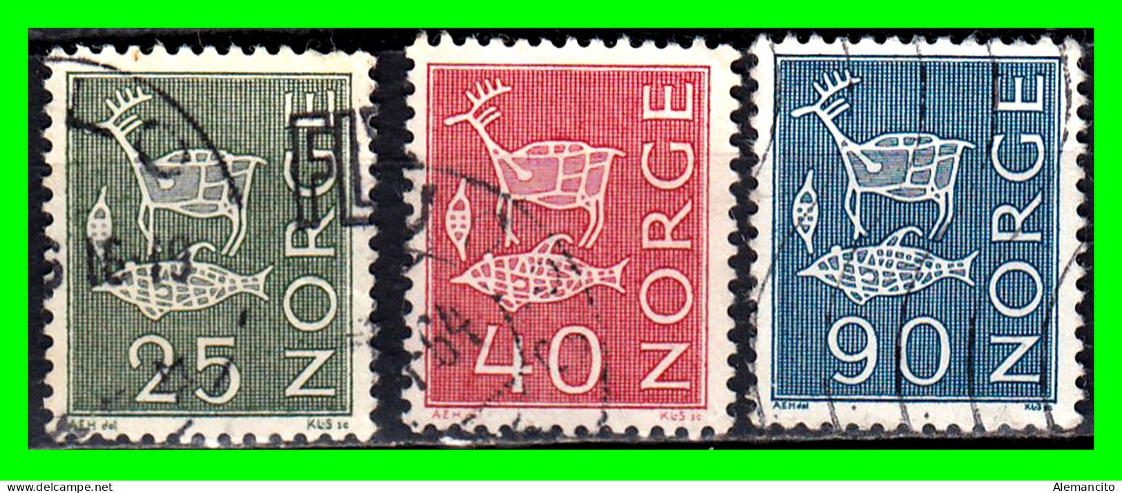 NORUEGA - NORWEY ( EUROPA ) SELLOS DE DIFERENTES AÑOS Y VALORES - Used Stamps