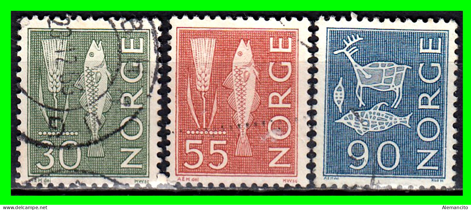 NORUEGA - NORWEY ( EUROPA ) SELLOS DE DIFERENTES AÑOS Y VALORES - Used Stamps