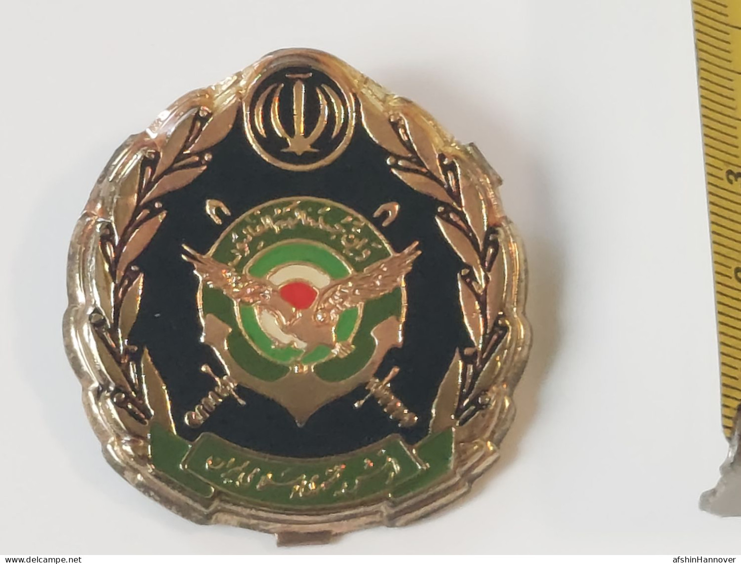 Persian, Iran , Iranian Badge Of The Iran Army  Infantry Force   نشان نیروی زمینی ارتش - Army