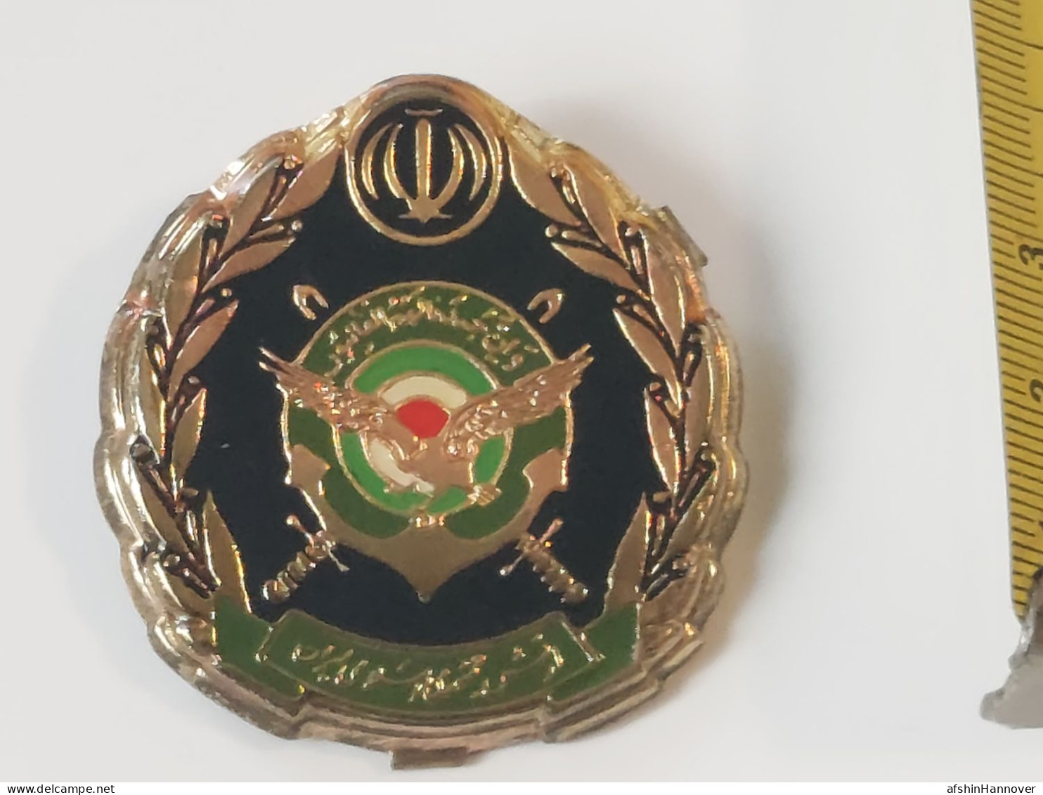 Persian, Iran , Iranian Badge Of The Iran Army  Infantry Force   نشان نیروی زمینی ارتش - Hueste