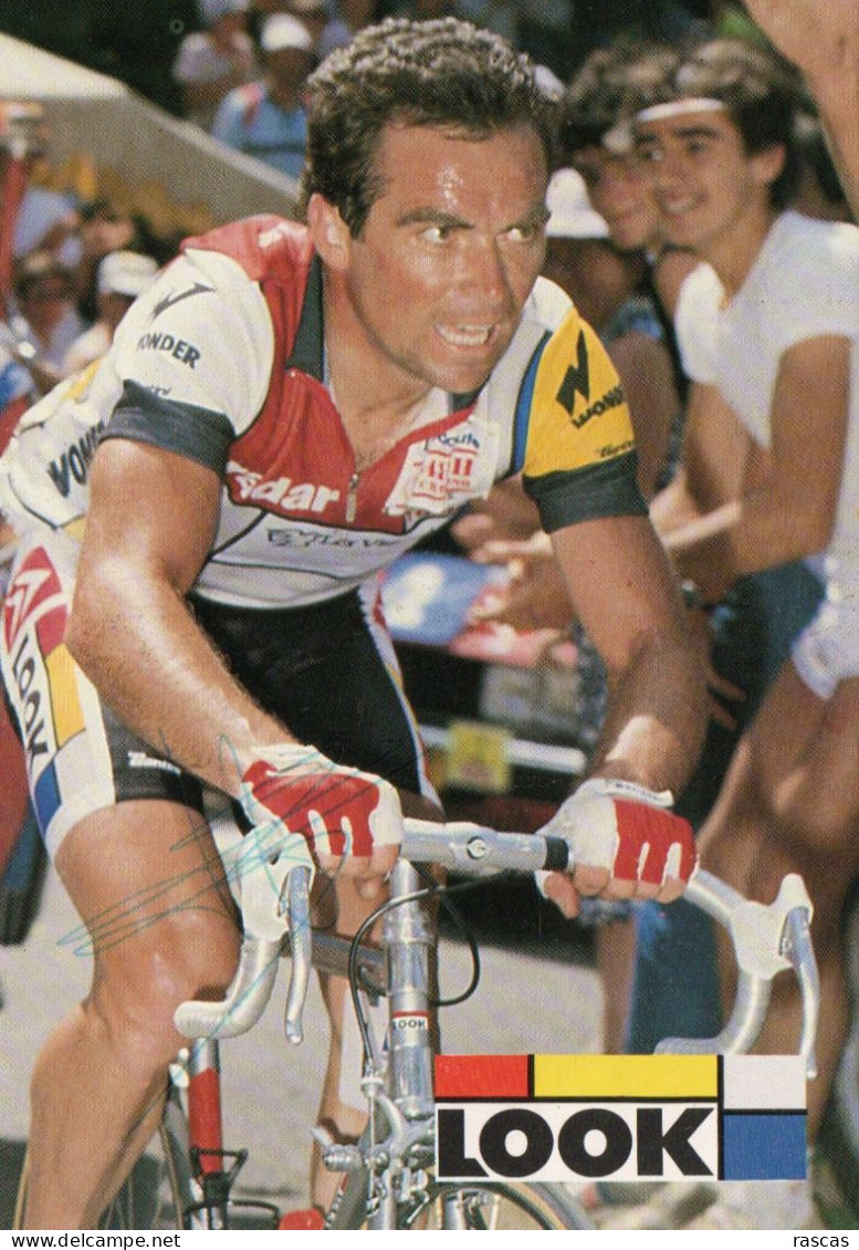 CYCLISME - PHOTO DEDICACEE DU CYCLISTE FRANCAIS BERNARD HINAULT - Fútbol