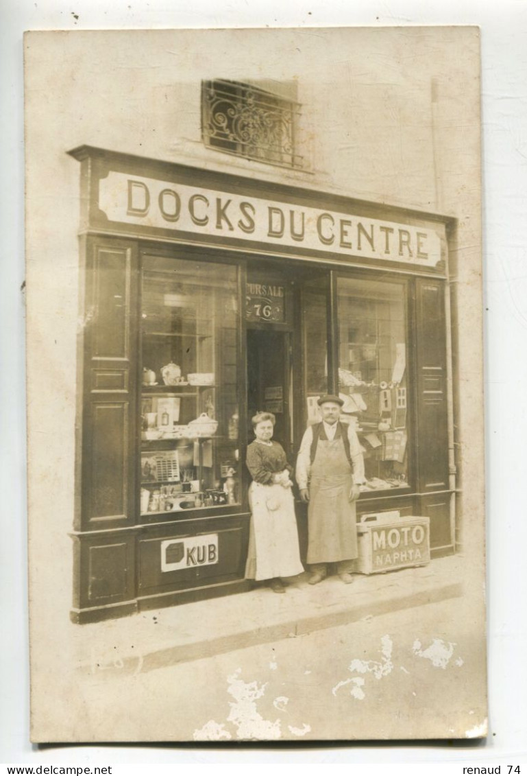 A Identifier Carte Photo France Docks Du Centre Succursale N°76 - To Identify