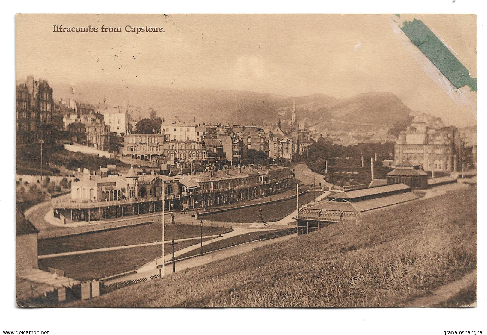 Postcard UK England Devon Ilfracombe From Capstone Posted 1919 - Ilfracombe