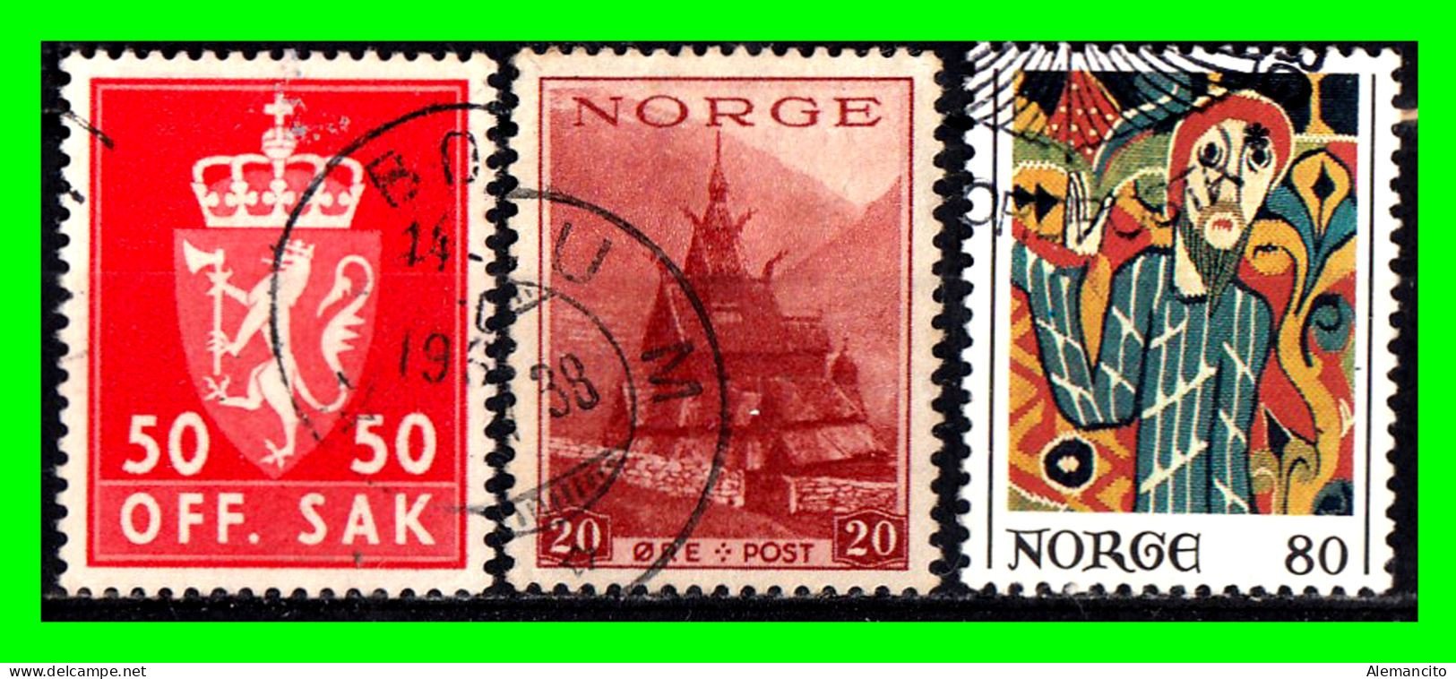 NORUEGA - NORWEY ( EUROPA ) SELLOS DE DIFERENTES AÑOS Y VALORES - Gebruikt