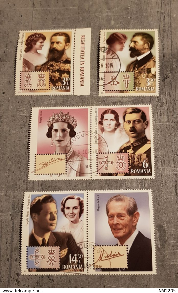 ROMANIA ROYALTY IN ROMANIA SET USED - Used Stamps