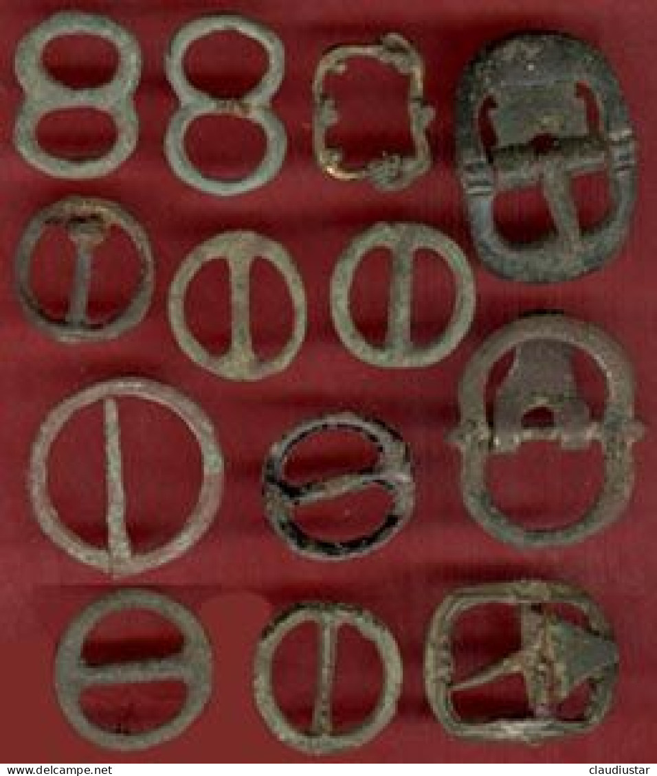 ** LOT  23  BOUCLES  DIVERSES ** - Archéologie