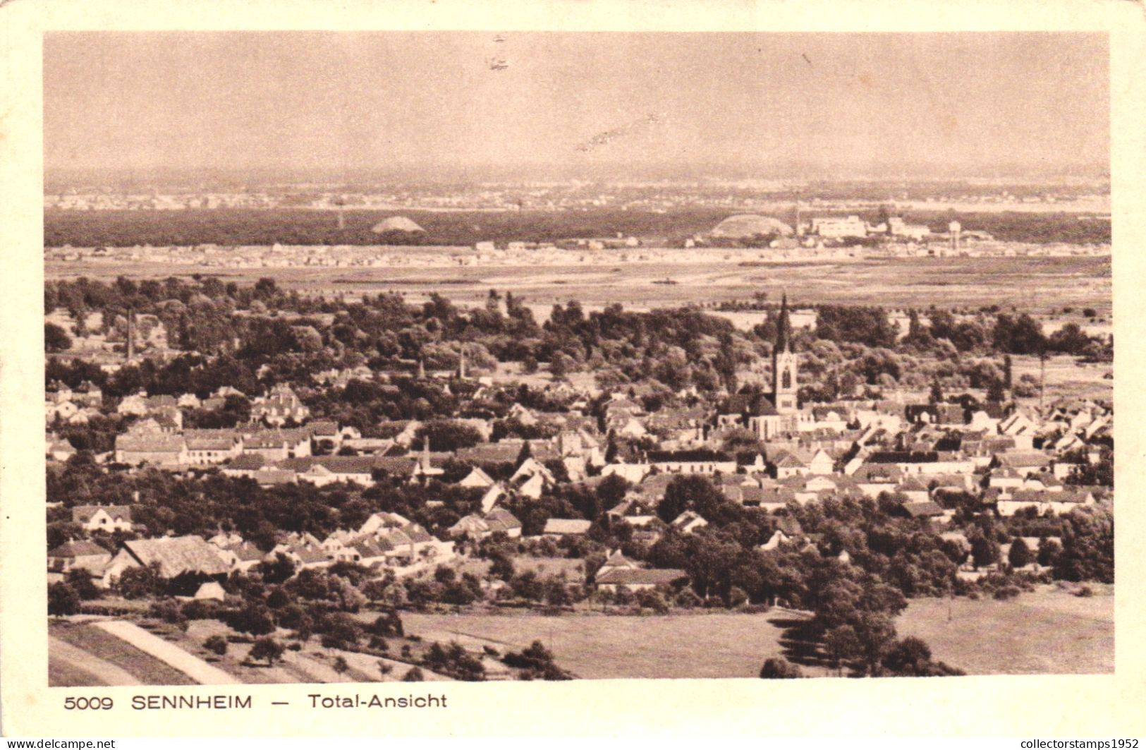 SENNHEIM, CERNAY, ARCHITECTURE, CHURCH, FRANCE, POSTCARD - Cernay