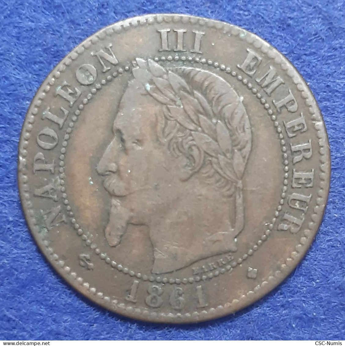 (CG#184) - Napoléon III - 2 Centimes 1861 BB, Strasbourg - 2 Centimes