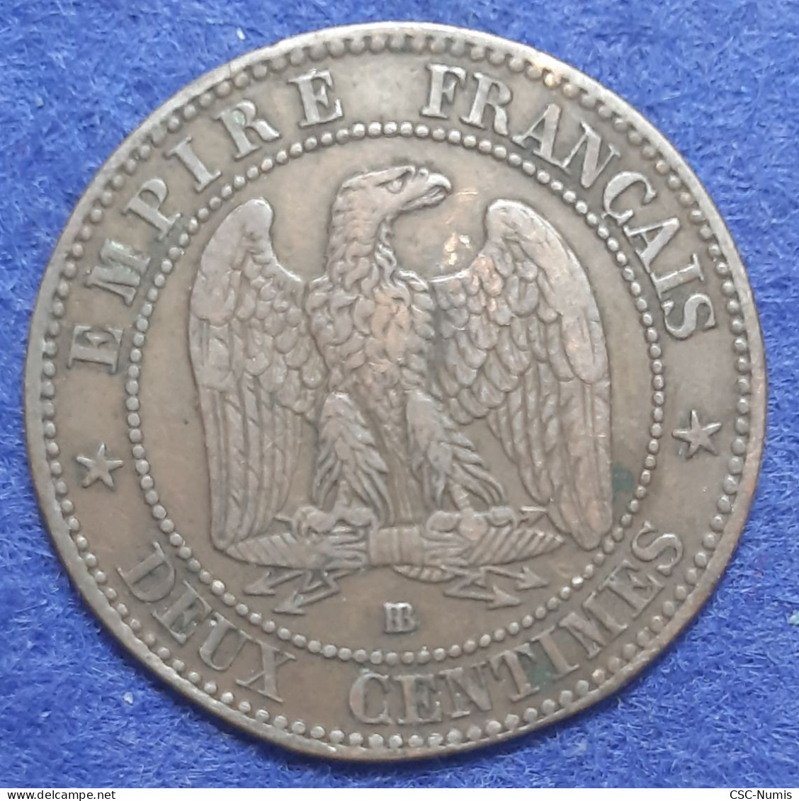 (CG#184) - Napoléon III - 2 Centimes 1861 BB, Strasbourg - 2 Centimes