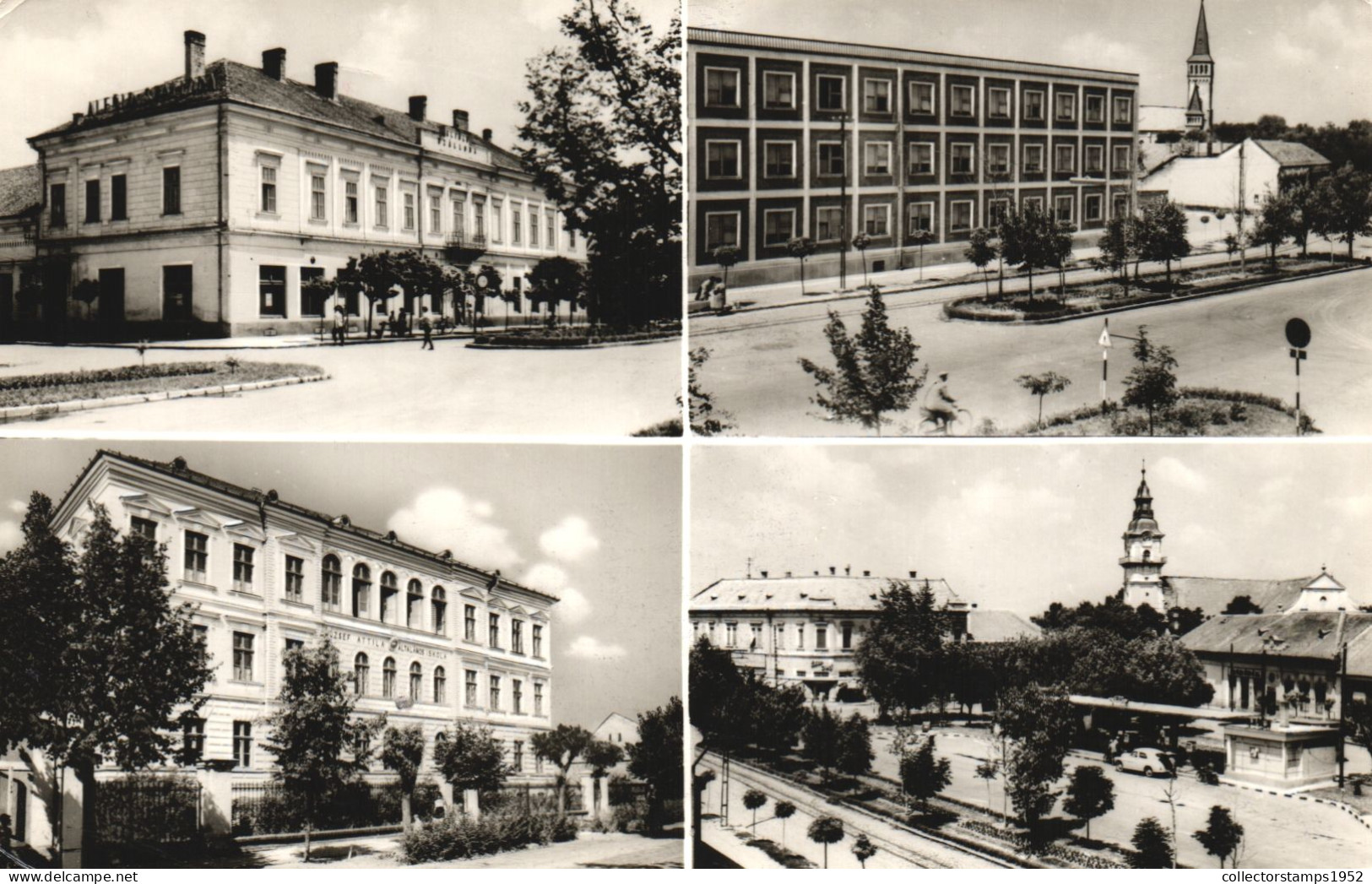 OROSHAZA, MULTIPLE VIEWS, ARCHITECTURE, PARK, TOWER, HUNGARY, POSTCARD - Hongrie