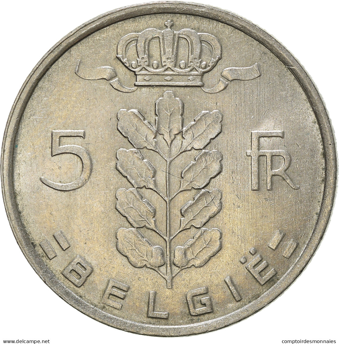 Monnaie, Belgique, 5 Francs, 5 Frank, 1976, TTB+, Cupro-nickel, KM:135.1 - 5 Frank