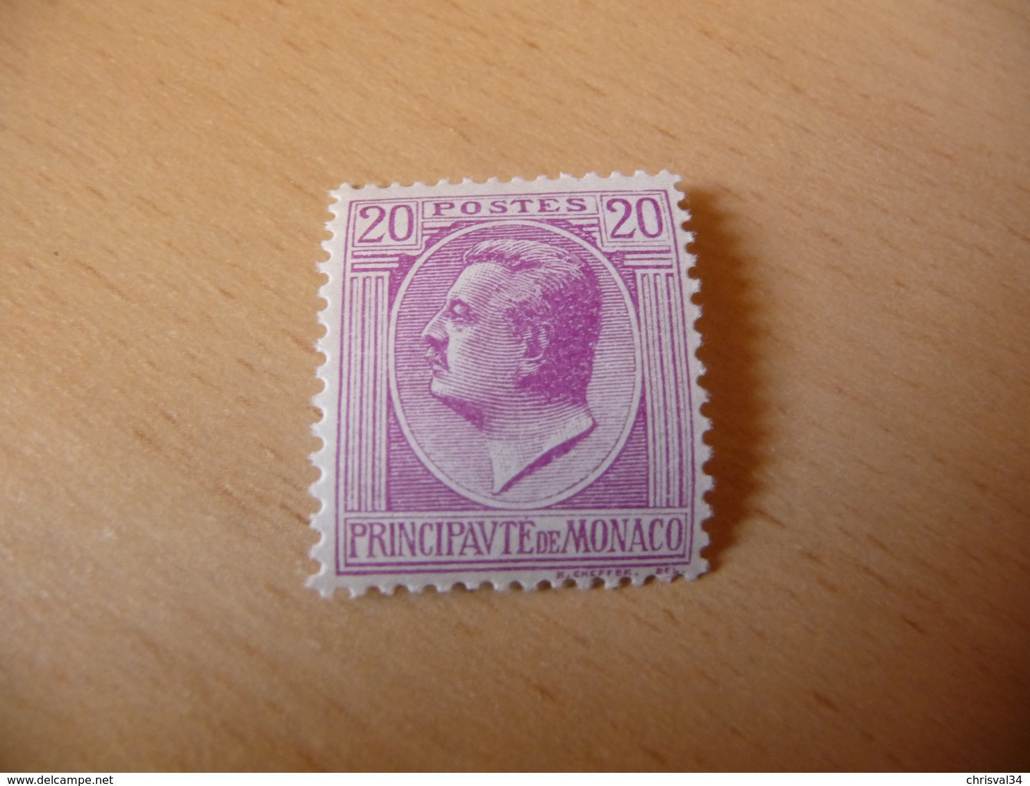 TIMBRE  DE  MONACO    ANNÉE   1924-33      N 78   COTE  0,40  EUROS  NEUF  SANS  CHARNIÈRE - Unused Stamps