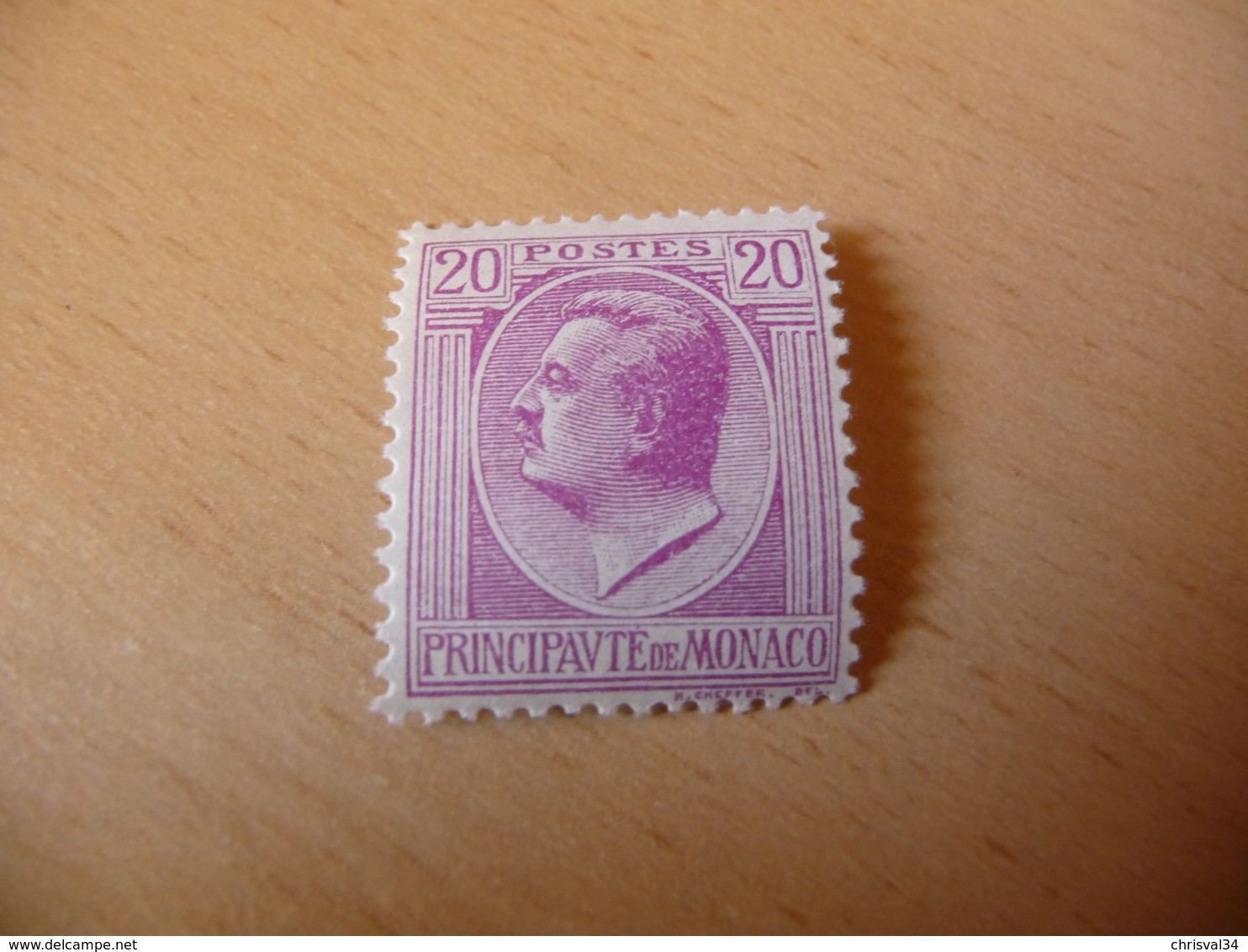 TIMBRE  DE  MONACO    ANNÉE   1924-33      N 78   COTE  0,40  EUROS  NEUF  SANS  CHARNIÈRE - Nuovi