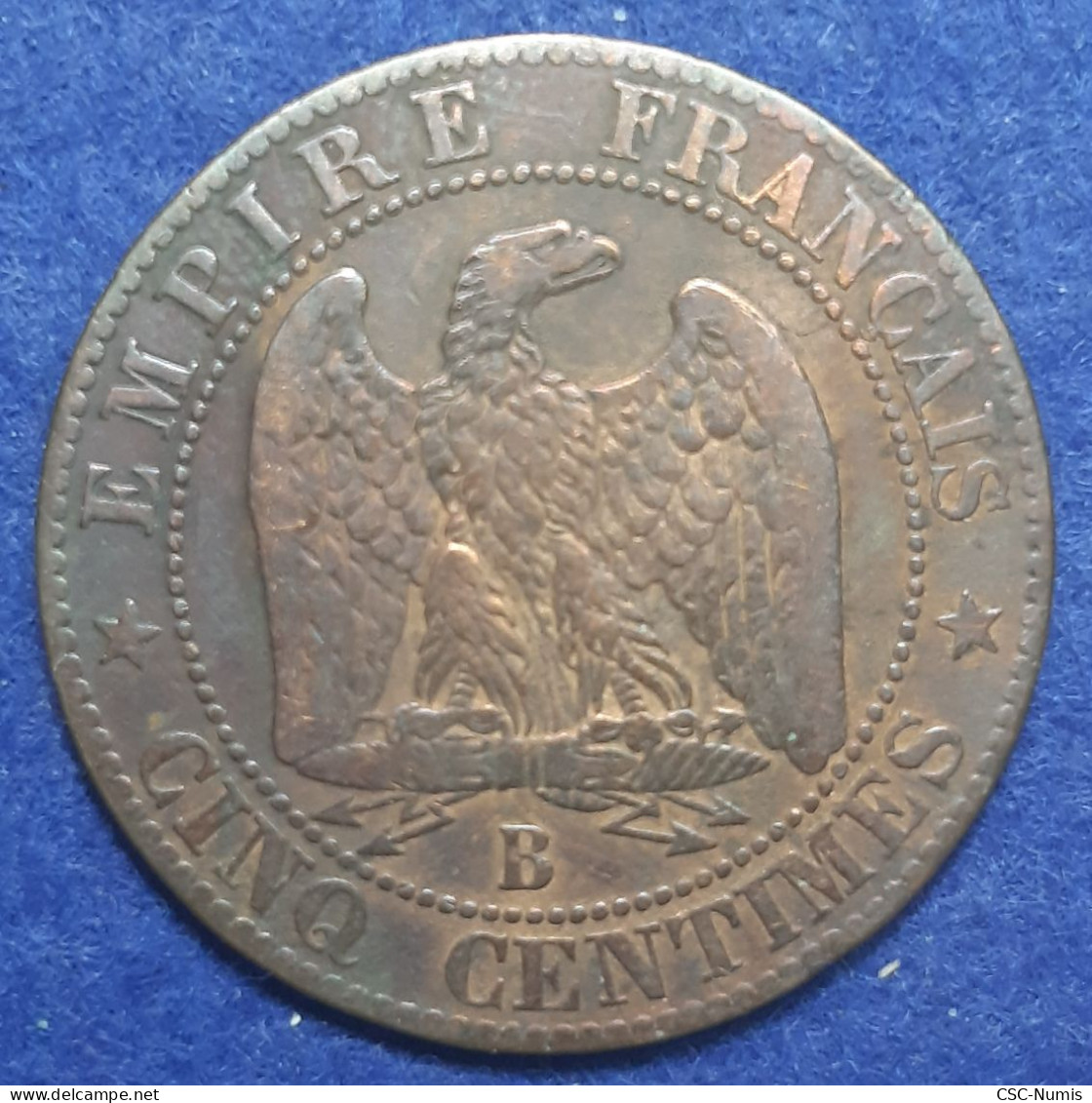 (CG#211) - Napoléon III - 5 Centimes 1854 B, Rouen - 5 Centimes