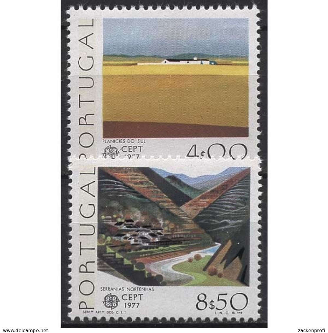 Portugal 1977 Europa CEPT Landschaften 1360/61 Y Postfrisch - Ungebraucht