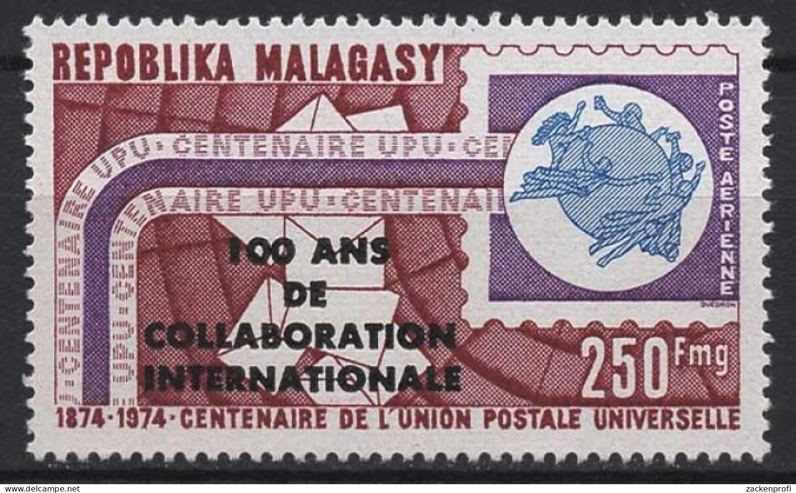 Madagaskar 1974 100 J. Internationale Zusammenarbeit 723 Postfrisch - Madagaskar (1960-...)