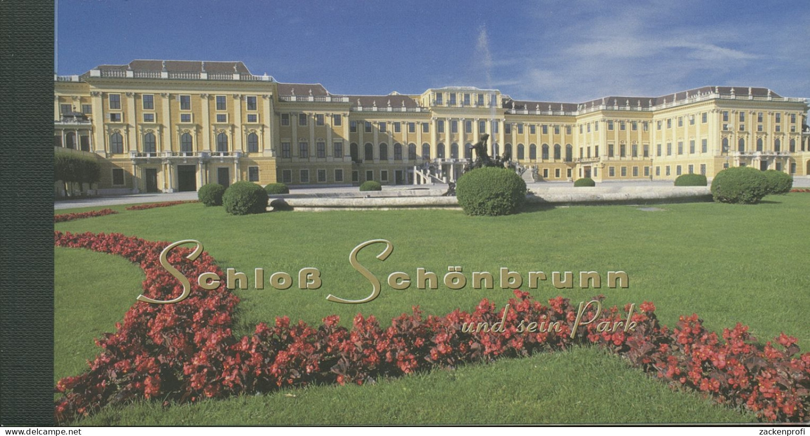 UNO Wien 1998 UNESCO Welterbe Schönbrunn Markenheft. MH 0-3 Postfrisch (D14060) - Carnets