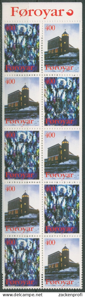 Färöer 1995 Katholische Kirche Markenheftchen MH 10 Postfrisch (C17594) - Faeroër