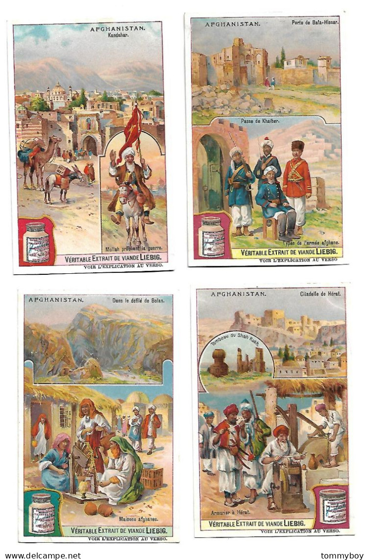 S 917, Liebig 6 Cards, Afghanistan - Liebig