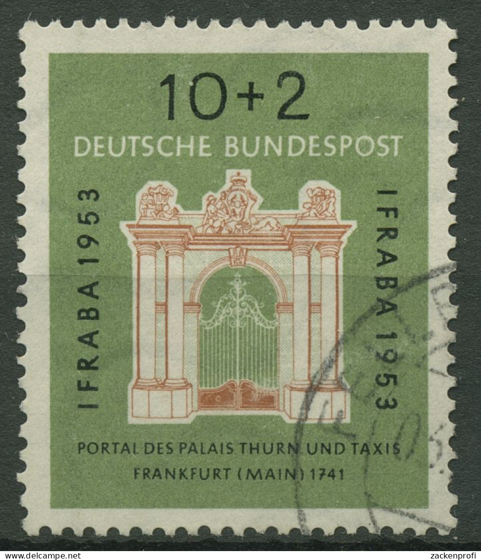 Bund 1953 Briefmarken-Austellung IFRABA 171 Gestempelt, Zahnfehler (R19523) - Used Stamps