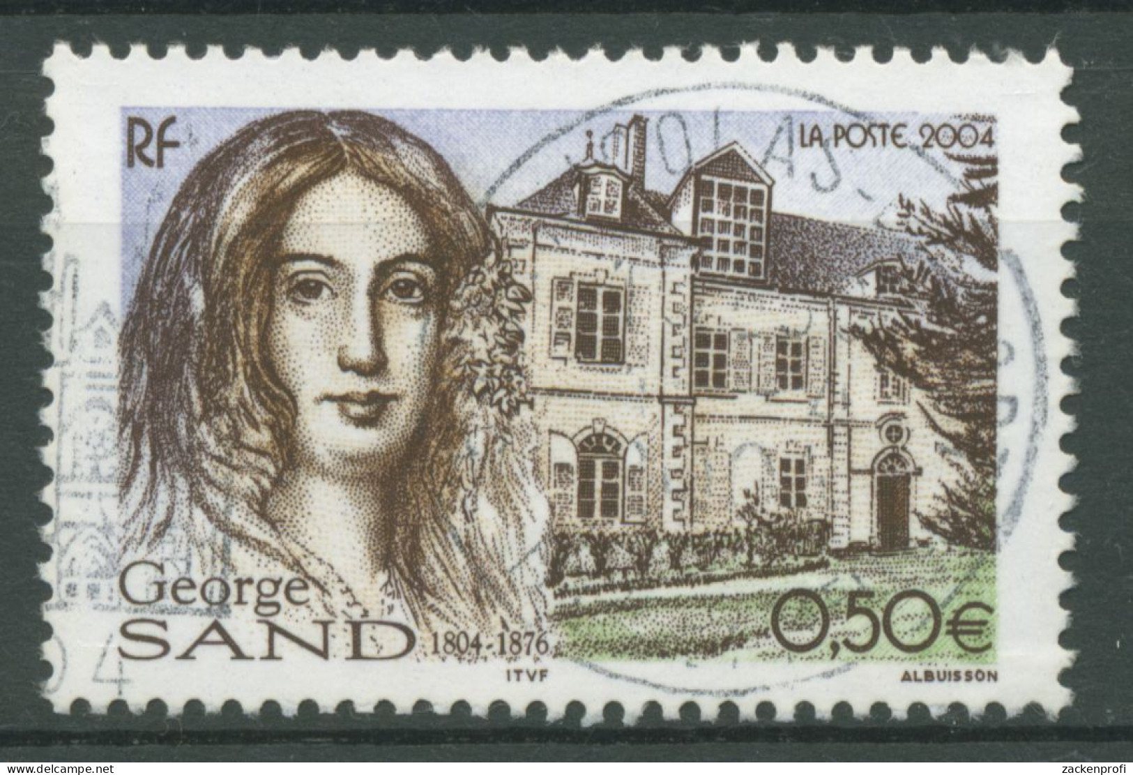 Frankreich 2004 Schriftstellerin George Sand 3789 Gestempelt - Used Stamps